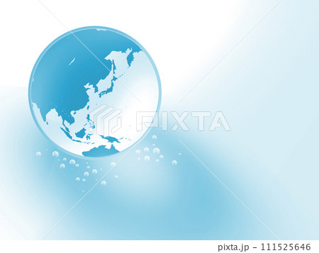 青い地球とネットワークイメージ 青い地球とネットワークイメージ 111525646
