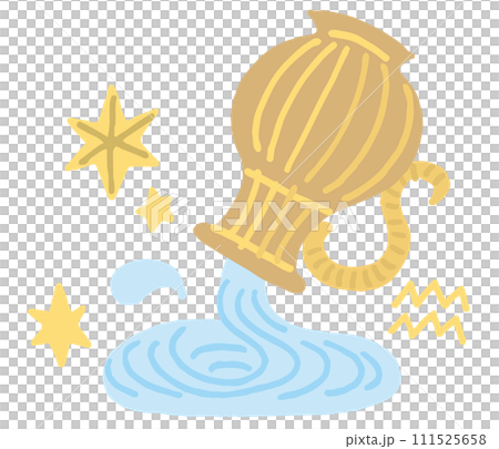 12星座 水瓶座 イラスト 12星座 水瓶座 イラスト 111525658