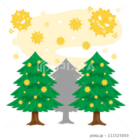 花粉が飛散するイメージ 111525850