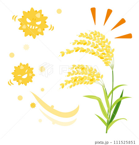 イネ科花粉が飛散するイメージ 111525851