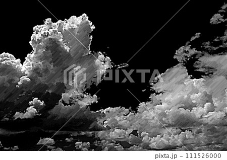 3D画像パステル調アート青空と白い雲 真夏の入道雲 積螺雲64 3D画像パステル調アート青空と白い雲 真夏の入道雲 積螺雲64 111526000