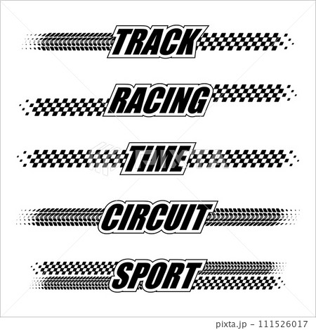Sport flags text checkered tire words Sport flags text checkered tire words 111526017