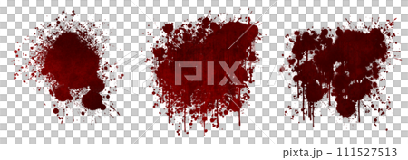 ホラー 血 血痕 セット 111527513