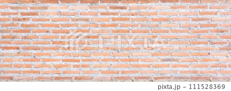 old vintage retro grunge red brick wall texture background 111528369