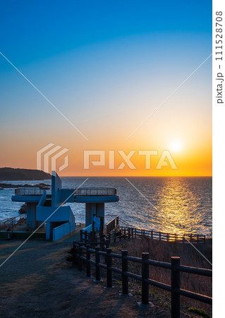 御野立公園の夕景 111528708