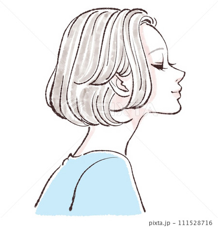 女性・女の子のイラスト素材 女性・女の子のイラスト素材 111528716