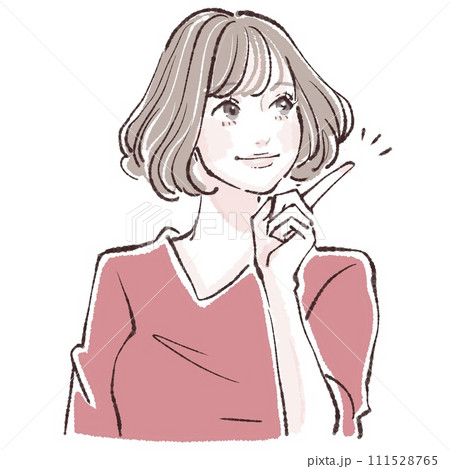女性・女の子のイラスト素材 111528765