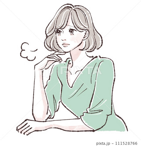 女性・女の子のイラスト素材 111528766