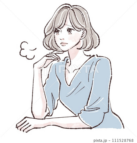 女性・女の子のイラスト素材 111528768