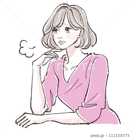 女性・女の子のイラスト素材 111528775