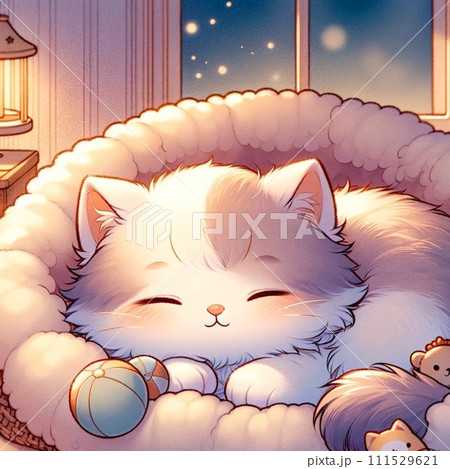 寝てる仔猫　Sleeping kitten 111529621