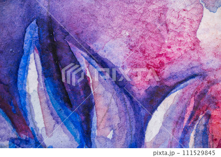 Painted in watercolor on a white background. Hand painted watercolor background. Watercolor wash. Painted in watercolor on a white background. Hand painted watercolor background. Watercolor wash. 111529845