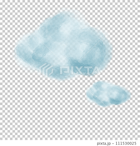 The cloud water color paint png image. The cloud water color paint png image. 111530025