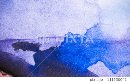 Watercolor wash. Painted in watercolor on a white background. Hand painted watercolor background.  111530041