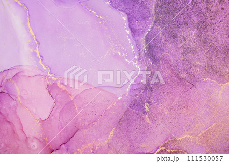 Abstract purple paint background. Acrylic texture with marble pattern 111530057