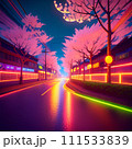 夜の桜 111533839