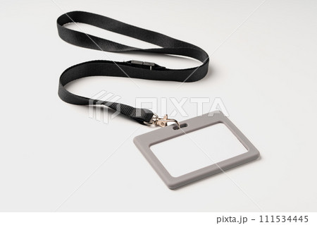 Blank bagde on white background copy space Blank bagde on white background copy space 111534445