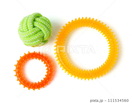 Dog pet toy isolated on white background Dog pet toy isolated on white background 111534560