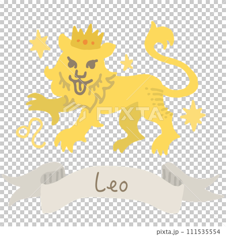 獅子座　英語名称　イラスト 111535554