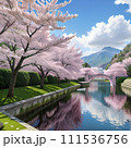 桜と青空 111536756