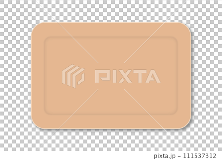 simple 3d square plate 111537312