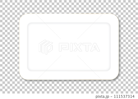 簡單的 3d 方形板 111537314