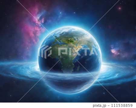 神秘的な青い地球  2 111538859