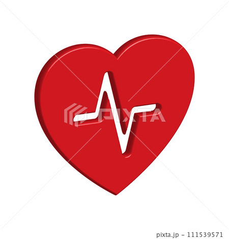 Illustration Vector graphic of heart pulse icon 111539571