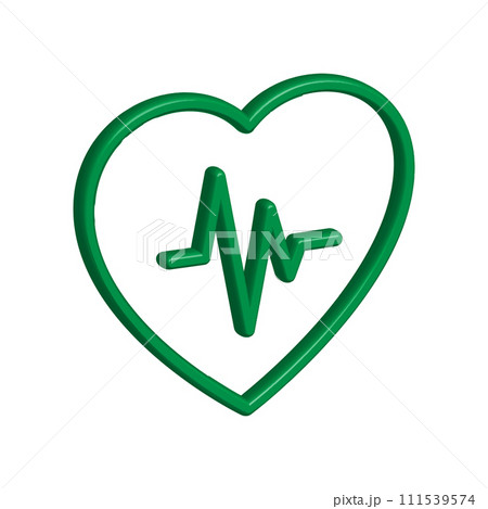 Illustration Vector graphic of heart pulse icon 111539574