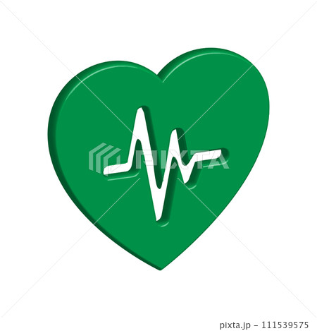 Illustration Vector graphic of heart pulse icon 111539575