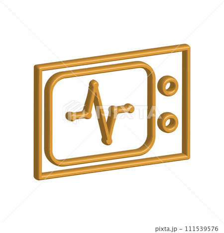 Illustration Vector graphic of heart pulse icon 111539576