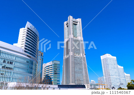 日本の横浜都市景観 2月。桜木町駅前から横浜ランドマークタワーなどを望む=13日 日本の横浜都市景観 2月。桜木町駅前から横浜ランドマークタワーなどを望む=13日 111540367