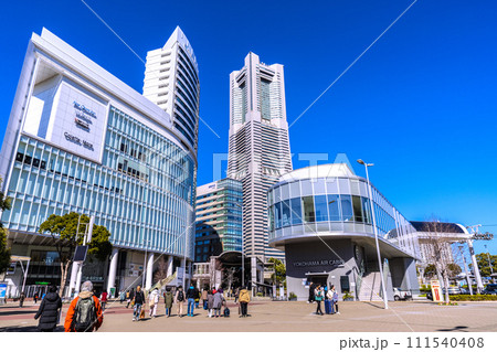 日本の横浜都市景観 2月。桜木町駅前から横浜ランドマークタワーなどを望む=13日 日本の横浜都市景観 2月。桜木町駅前から横浜ランドマークタワーなどを望む=13日 111540408