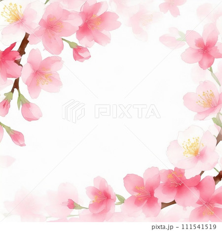 美しい桜の背景 111541519