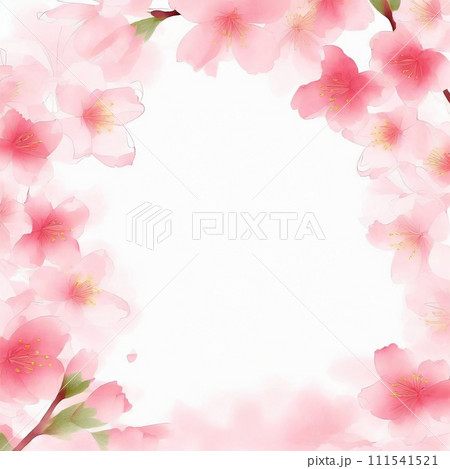 美しい桜の背景 111541521
