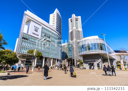 日本の横浜都市景観 2月。桜木町駅前から横浜ランドマークタワーなどを望む=13日 日本の横浜都市景観 2月。桜木町駅前から横浜ランドマークタワーなどを望む=13日 111542231