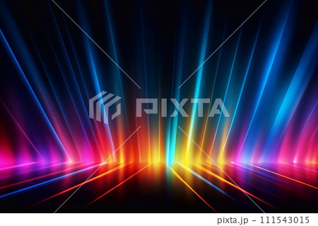 abstract background with blue and red rays on a dark background. abstract background with blue and red rays on a dark background. 111543015
