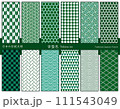 日本の伝統的なパターン素材 111543049