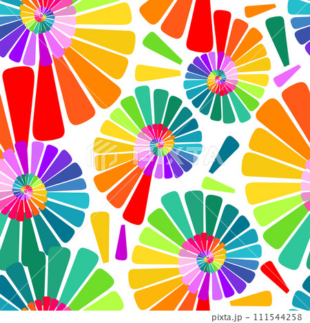Rainbow snail seamless pattern. hand drawing. Not AI, Vector illustration Rainbow snail seamless pattern. hand drawing. Not AI, Vector illustration 111544258