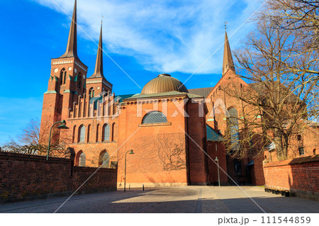 Roskilde Cathedral in Denmark. UNESCO World Heritage Site 111544859