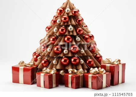 Christmas decoration at home. Generative AI 111545703