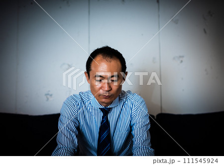 ミドルエイジのビジネスパーソンのポートレート 111545924