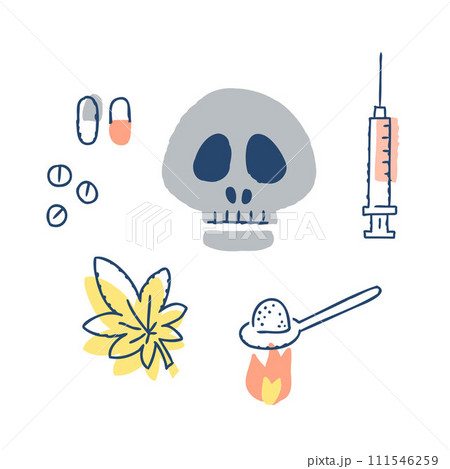 危険ドラッグ・違法薬物のイメージ 111546259