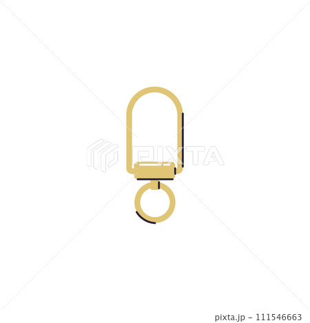 Swivel strap clip, swivel tool, carbine, vector equipment for falconry and training birds, bird hunting accoutrement Swivel strap clip, swivel tool, carbine, vector equipment for falconry and training birds, bird hunting accoutrement 111546663