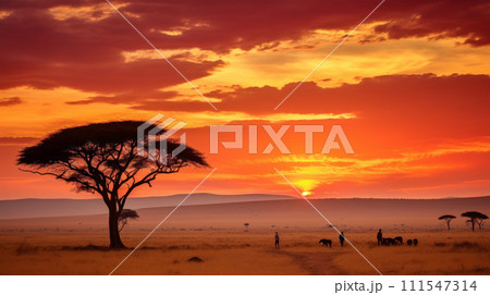 Tanzania Tapestry: A Cinematic Journey. Generative AI Tanzania Tapestry: A Cinematic Journey. Generative AI 111547314