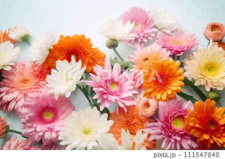 Beautiful bunch of gerberas Beautiful bunch of gerberas 111547840