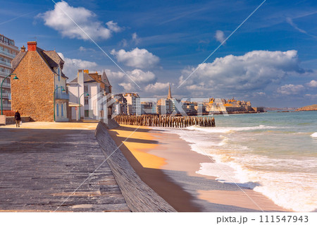Medieval fortress Saint-Malo, Brittany, France 111547943