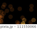 Defocused orange, yellow bokeh, round lamps of varying degrees of blur and transparency on a dark night background. Blank for artwork 111550066