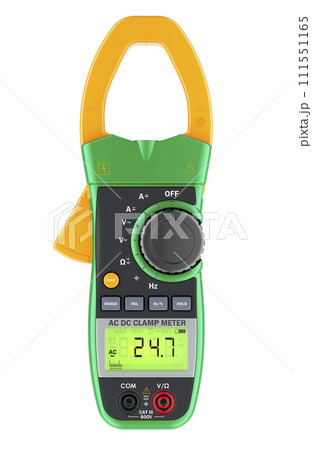 Digital Clamp Meter Multimeter, 3D rendering 111551165