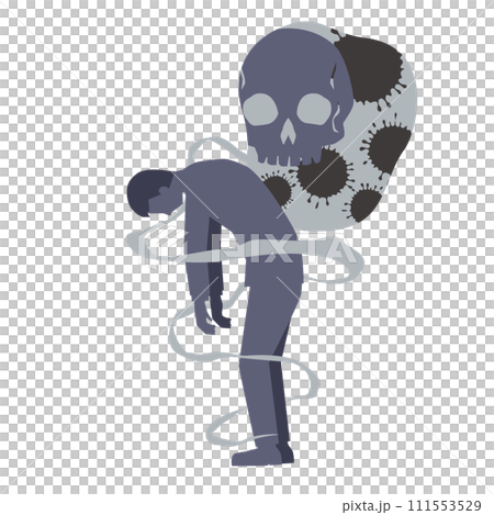 Illustration of a man in despair 111553529